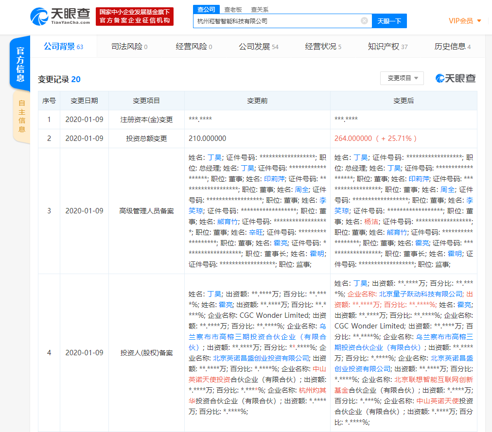 字节跳动投资崧智智能