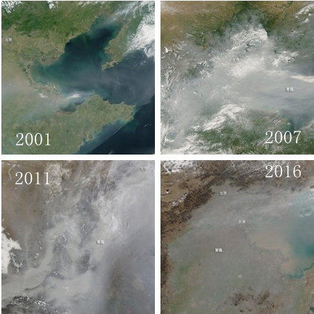 NASA记录北京雾霾15年， 一年比一年脏