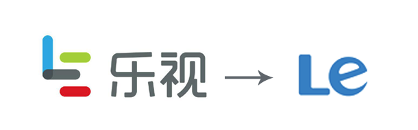 乐视网在今日公告中将自己的logo更换，由“乐视”变为“Le”