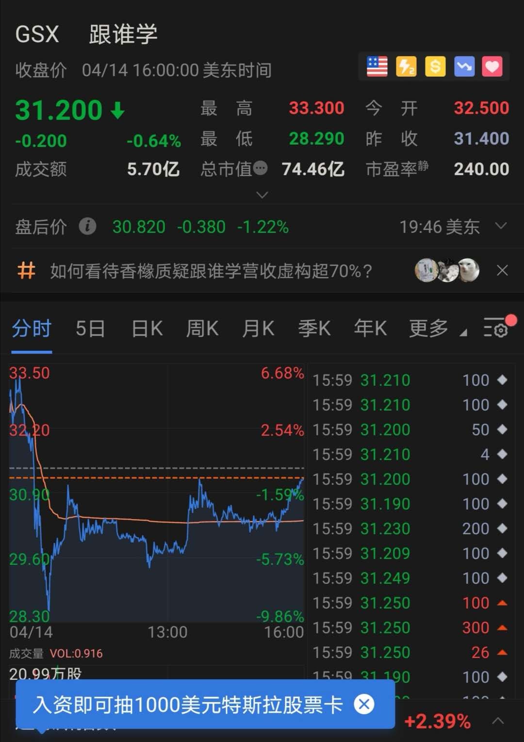 香橼跟进做空跟谁学，收入虚增70%，多次回应能换回投资者的信任吗？