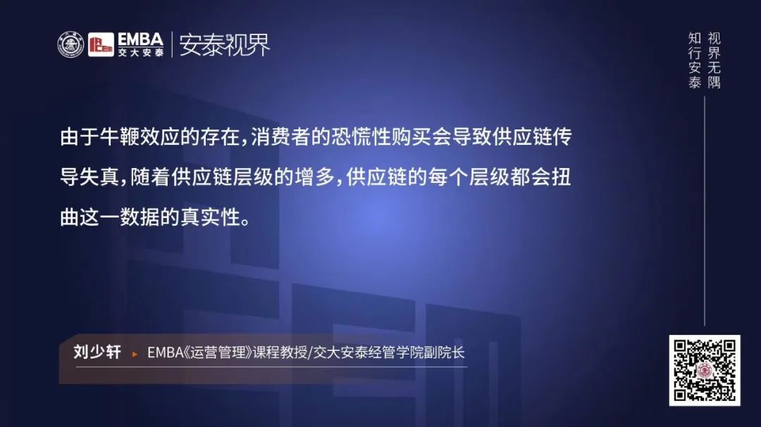 交大安泰副院长刘少轩：三大政策建言疫情下供应链风险管理