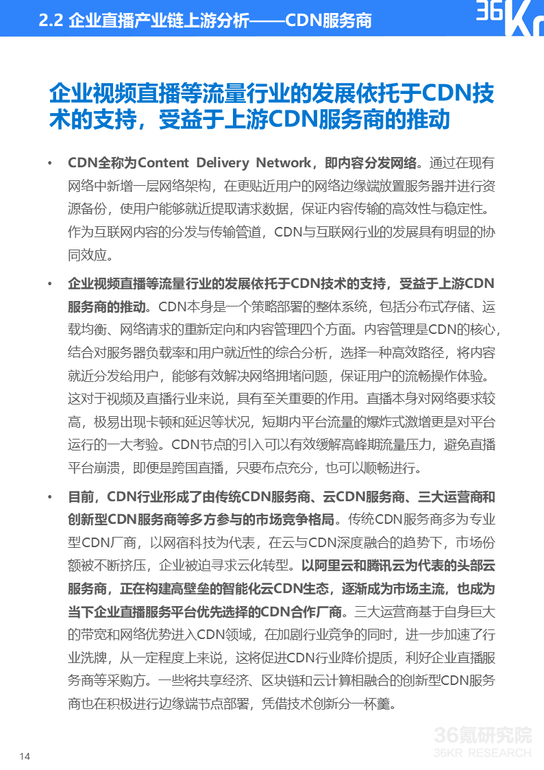 36氪研究院 | 2020年中国企业直播研究报告