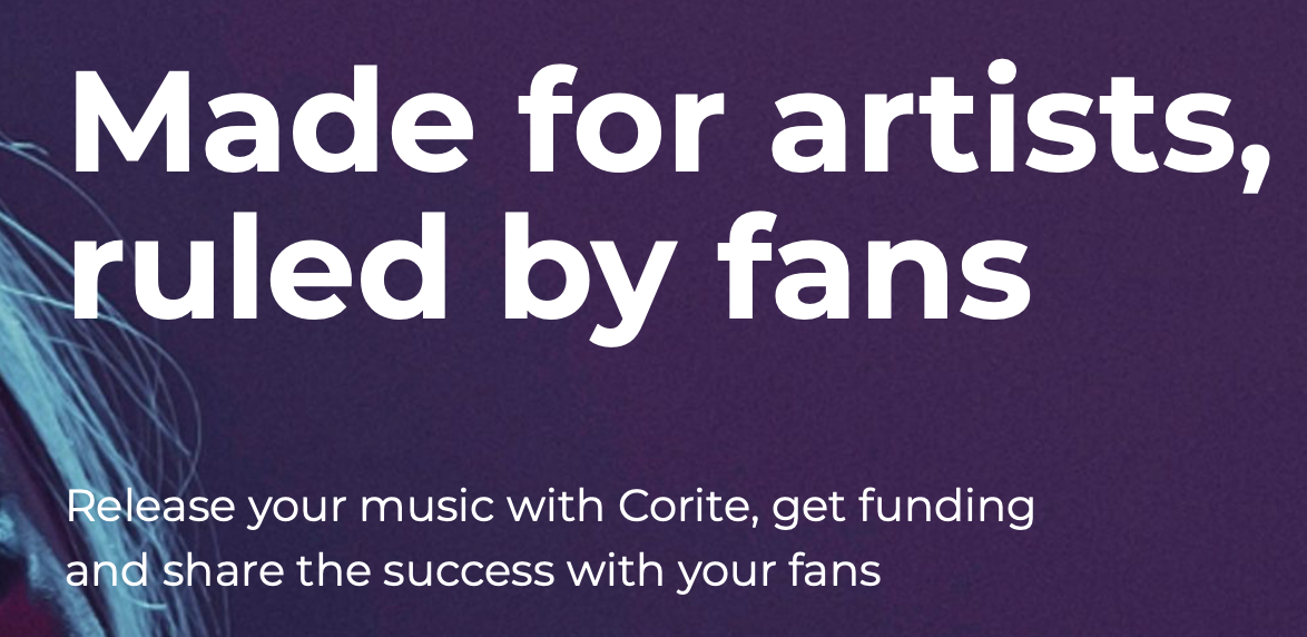 瑞典音乐初创公司「Corite」获 60 万欧元融资，推出粉丝融资平台