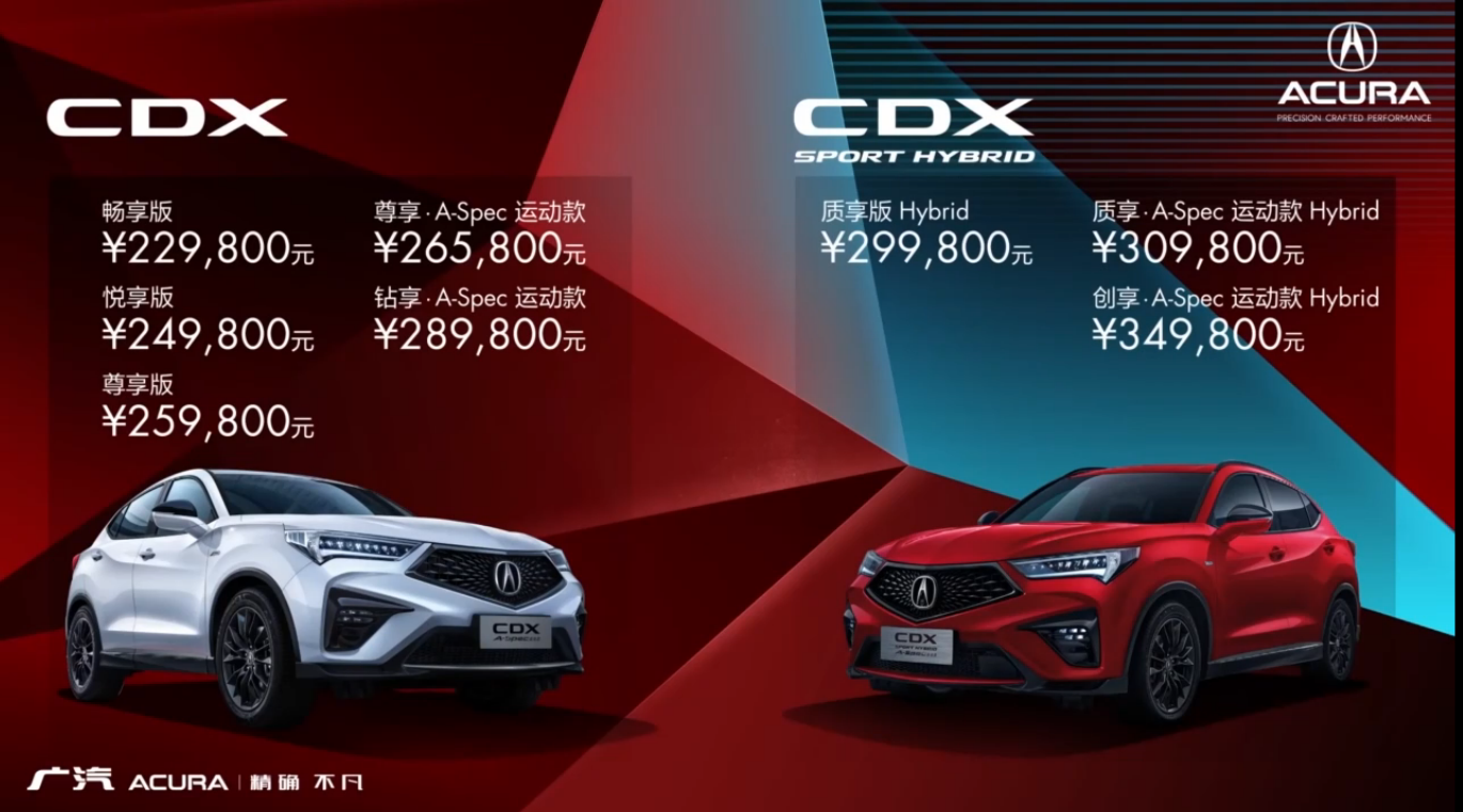Next Speed丨新款广汽讴歌CDX上市，能否扭转低迷的销量？