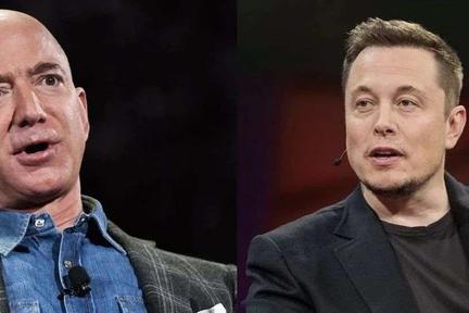 马斯克怒怼贝佐斯抄袭，多年宿敌的新江湖战事