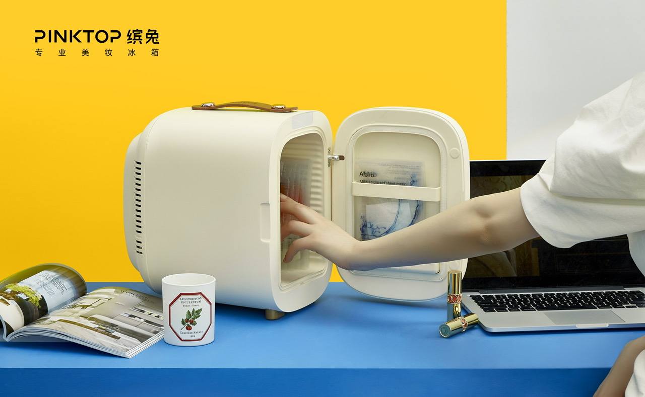 日本でも大人気の兆し コスメの保管専用冷蔵庫「PINKTOP」、美容の新