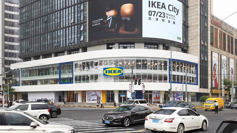 缩小至十分之一，上海市中心的宜家新店有什么特别？