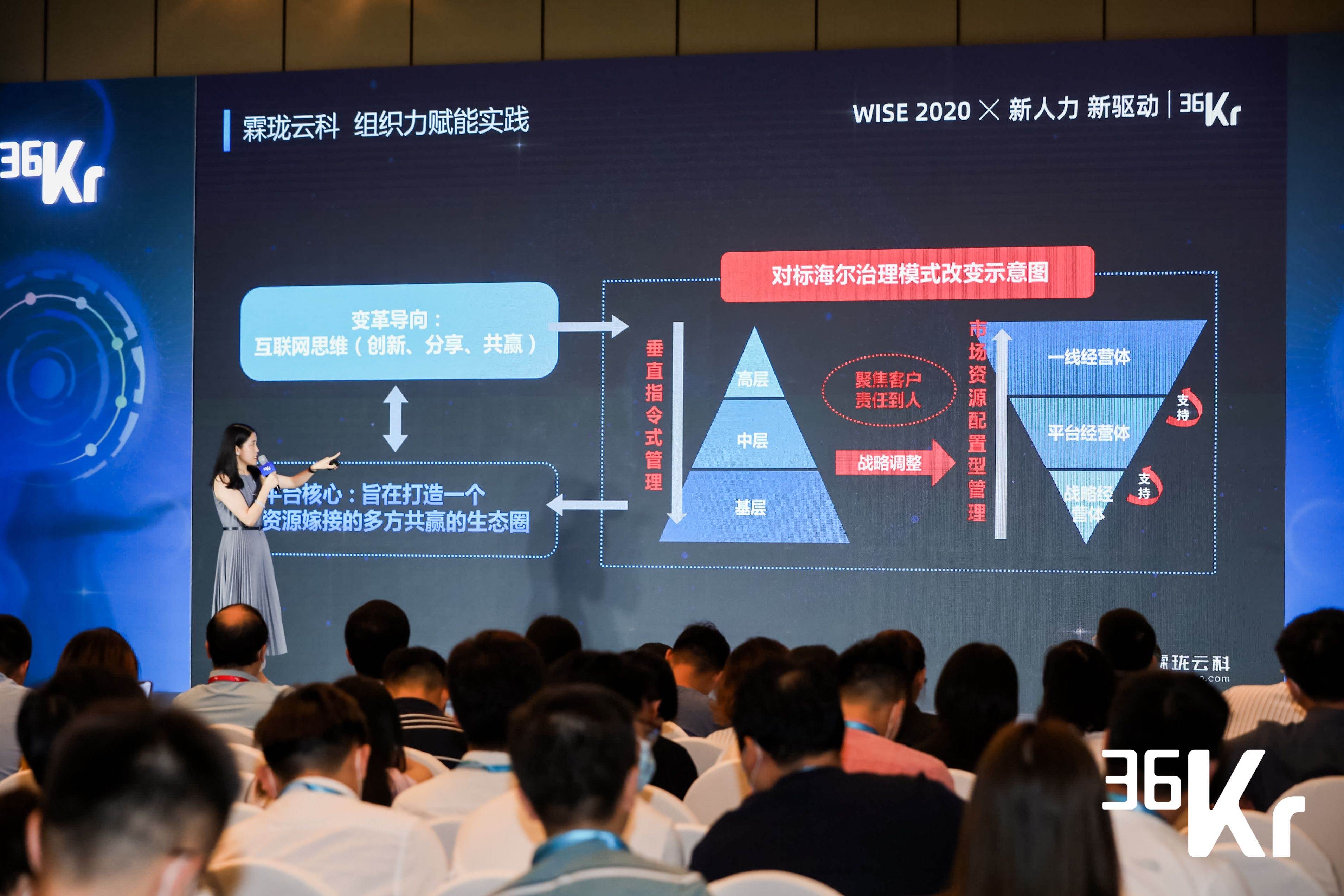 霖珑云科董事长高萍：“云组织”时代下，以组织力赋能人力资源管理 | WISEx2020新人力时代峰会