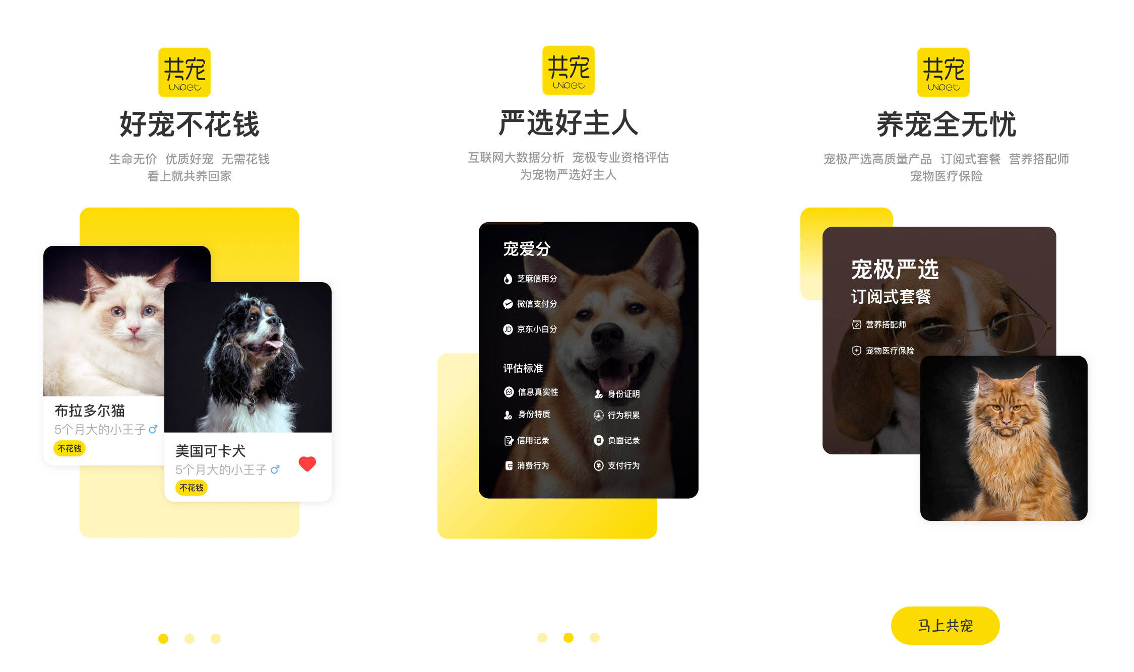 基于“信用分”免费得宠，「共宠App」想搭建一站式养宠深度服务平台