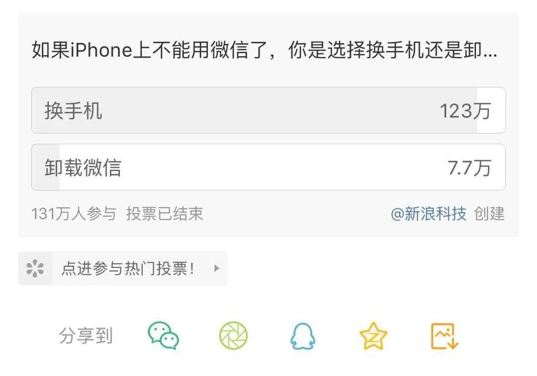 微信iPhone不用二选一了，但给我们提了个醒