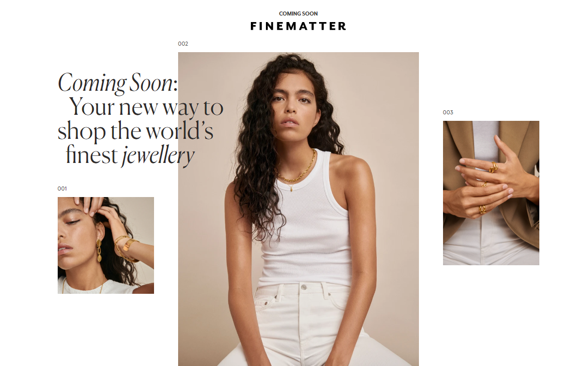 帮助设计师直接面向消费者销售珠宝，「Finematter」获 200 万美元融资