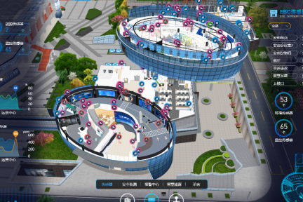 地理信息可视化 ，瀚涛天图打造数字孪生体赋能园区管理