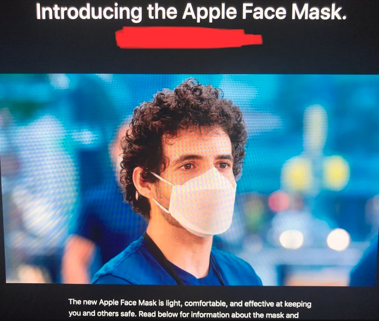 最前线丨苹果研制出了两款新口罩，其中一款还是医用级别的透明口罩