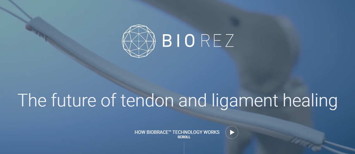 医疗器械公司「Biorez」获 350 万美元种子轮融资，改善肌腱和韧带的修复过程