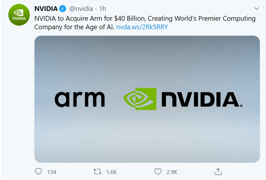 Nvidia、ARM两大芯片巨头欲合并，对中国科技界的影响超乎想象
