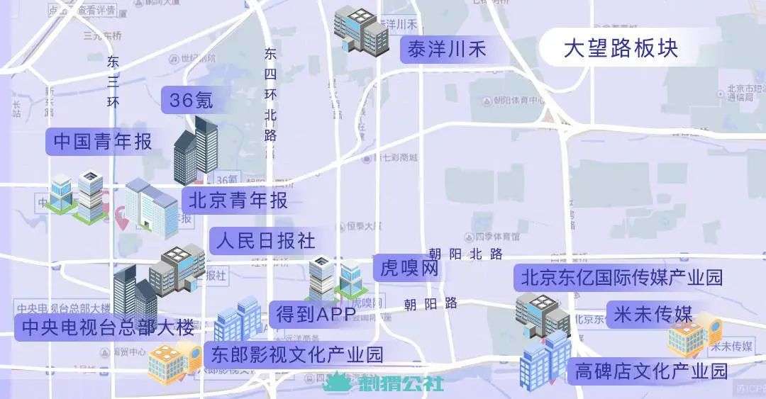 北京互联网内容产业地图