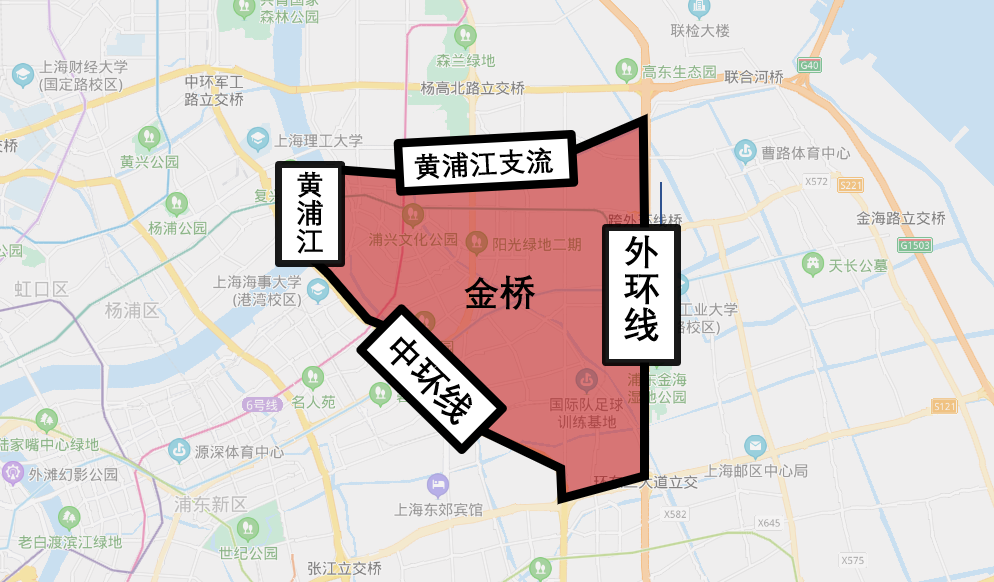 上海金桥分两个阶段2020之前的和2020之后的