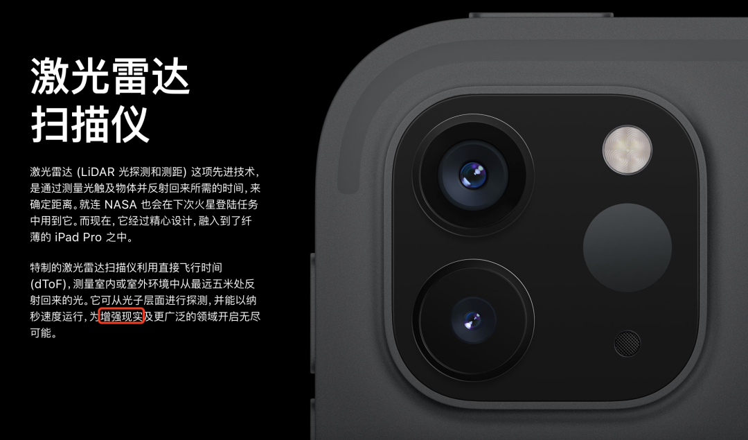 iPhone 的「第四颗摄像头」位置，为什么给了激光雷达？