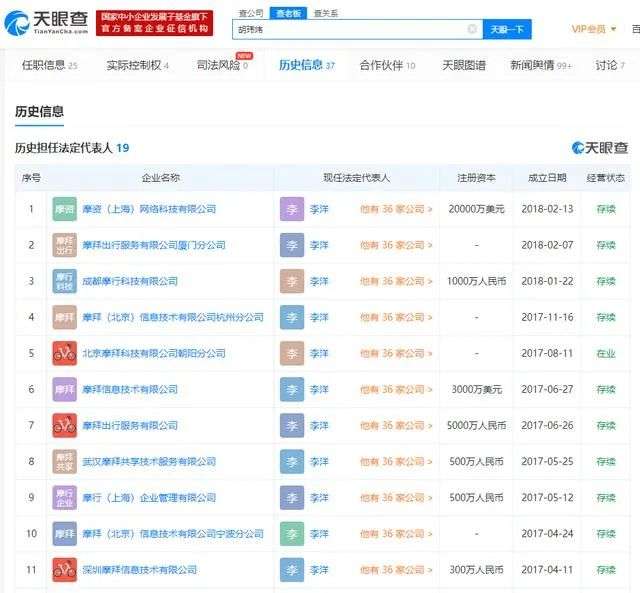 胡玮炜卸任第17家摩拜系公司，美团单车崛起，摩拜渐成往事