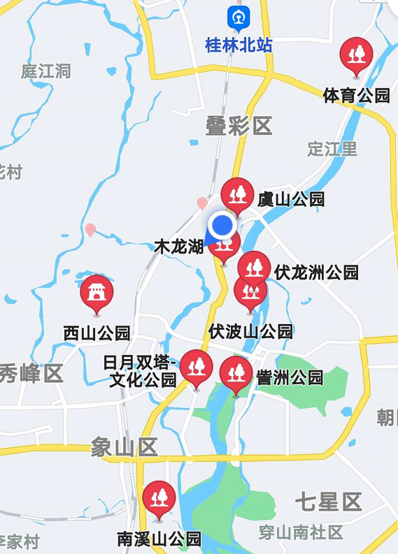 桂林市城区人口2021_桂林市六城区划分地图(3)