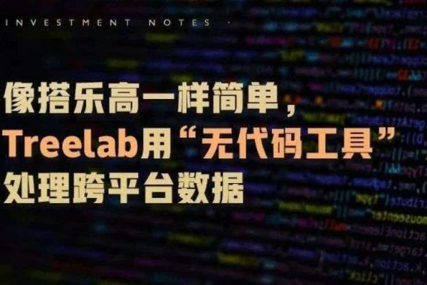 像搭乐高一样简单，Treelab用“无代码工具”处理跨平台数据｜GGV投资笔记第五十二期