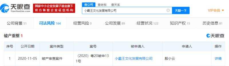 小霸王被申请破产，其关联公司已成“老赖”