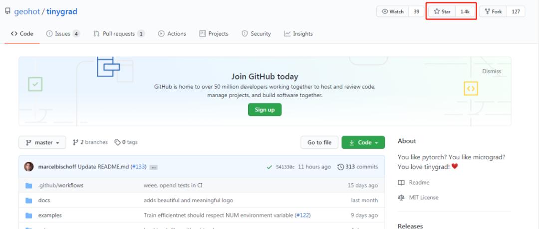 GitHub 1400星，天才黑客开源深度学习框架tinygrad-36氪
