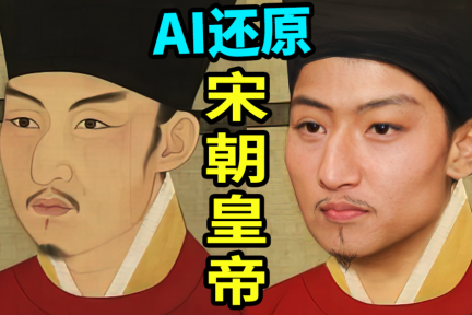 ai还原的宋朝皇帝,原来这么帅?人工智能让皇帝动起来!