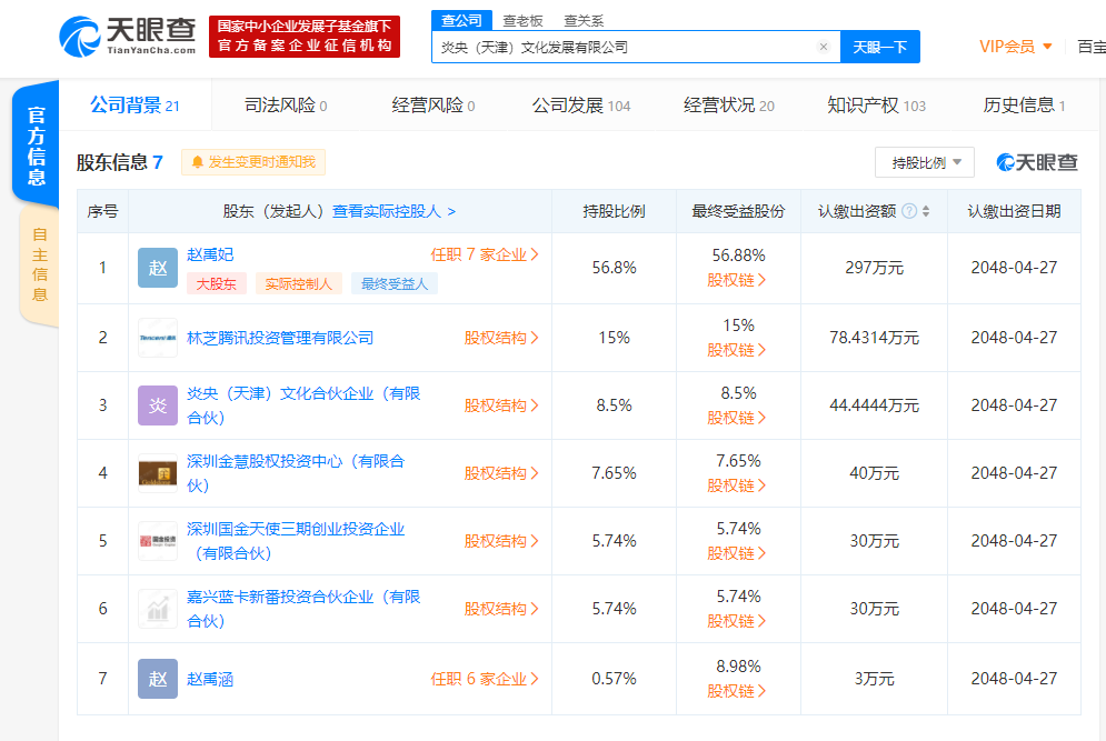 腾讯新增对外投资，被投资方为动漫制作公司