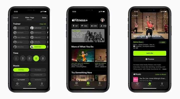 Apple Fitness+ 正式上线：苹果官方出品的健身 App ，会成为《Keep》杀手吗？