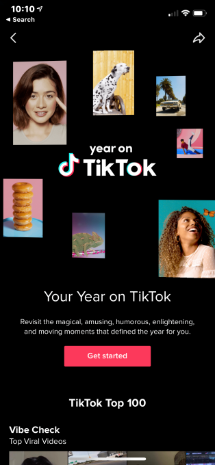 最前线 | 总结了一年的病毒视频，TikTok个人年度报告上线