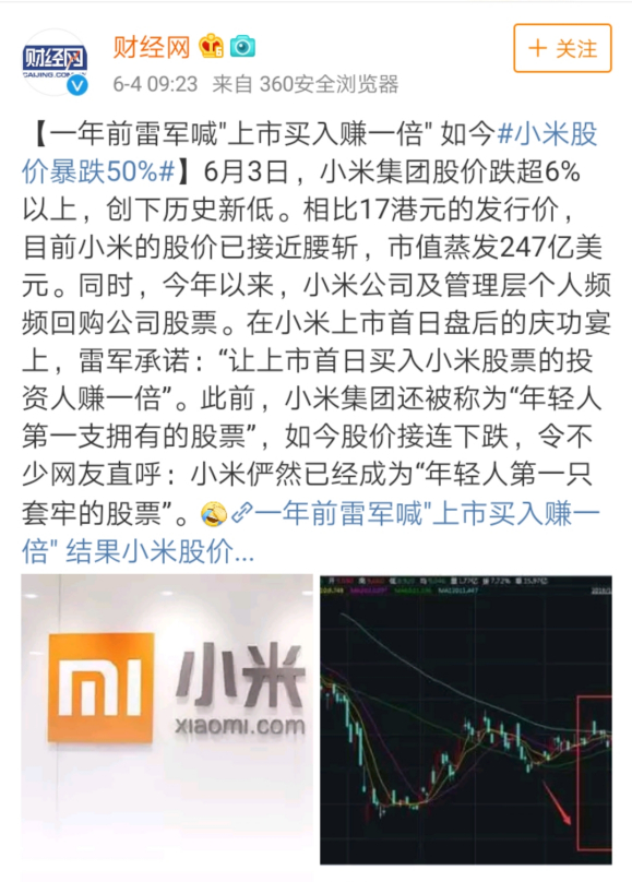 高端机能帮小米杀进万亿市值俱乐部吗？