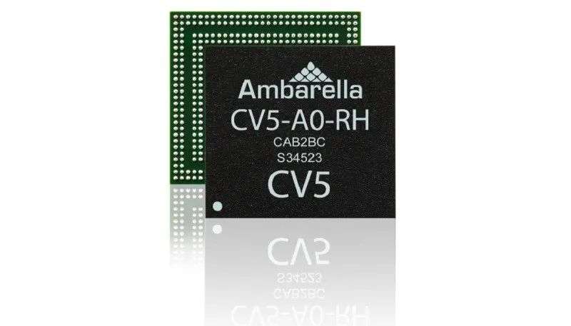 Ambarella新推出 CV5 AI视觉处理芯片, 支持8K图像处理