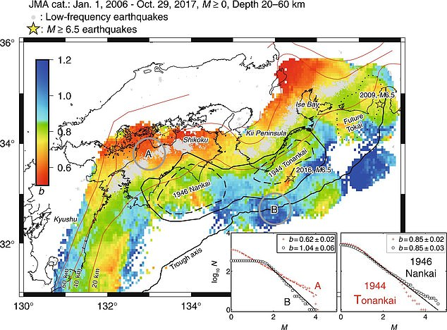 日本7.3级余震后或将迎来8级地震，如何通过5cm滑动变形预测大型地震