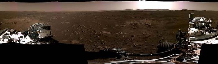 来自火星的风声：“毅力号”视频公开登陆火星第一视角