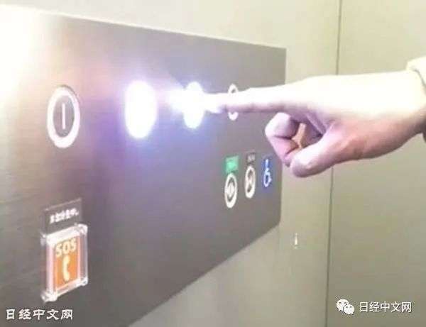 三菱电机推出非接触式电梯按钮