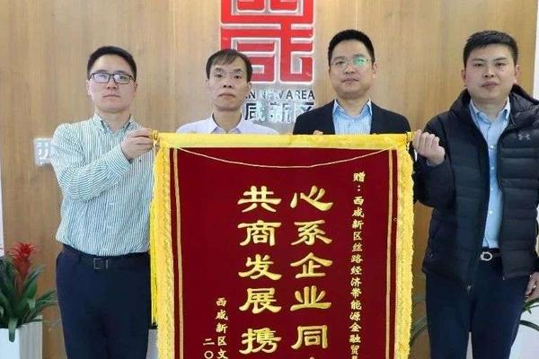企业送锦旗，点赞能源金贸区营商环境