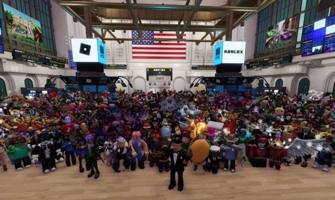 世界上最大的在线创作游戏平台Roblox上市