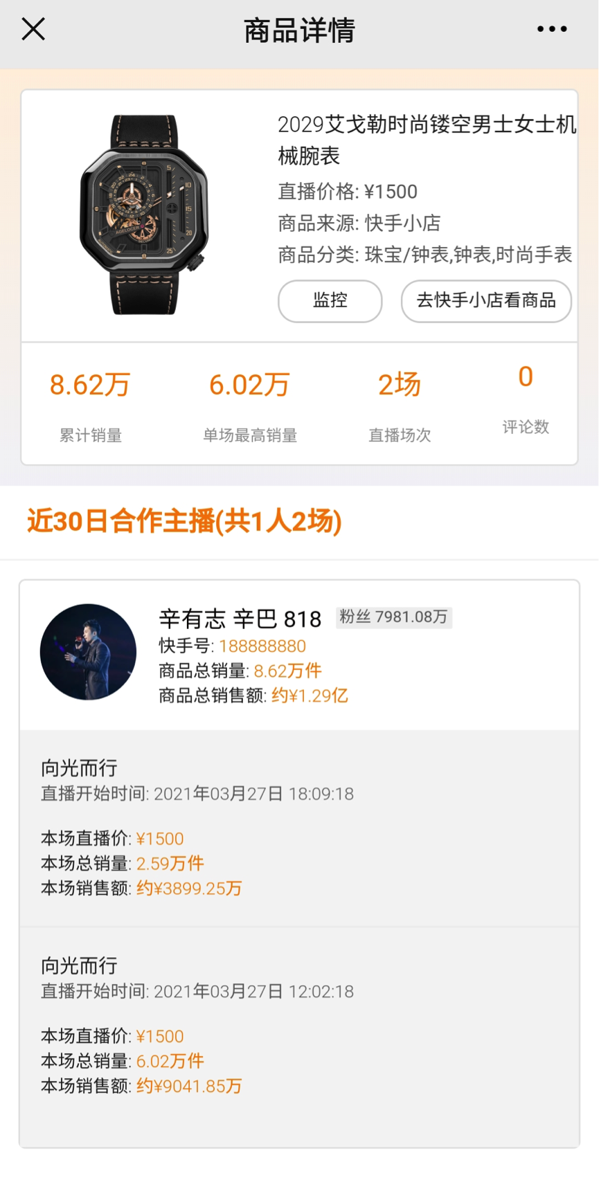 辛巴复出就带货21亿，你生气不？
