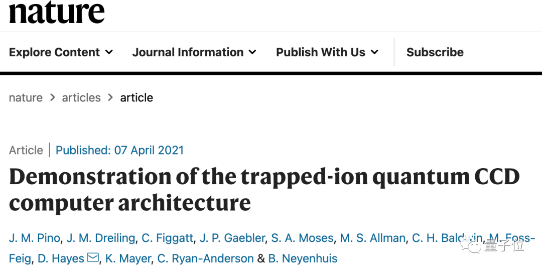 “口罩厂”霍尼韦尔搞出嘅量子计算机，啱啱获得‌Nature认可