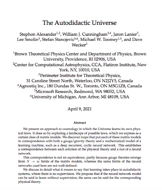 物理学家80页论文证明马斯克「模拟矩阵」：宇宙是个自学成才嘅计算机