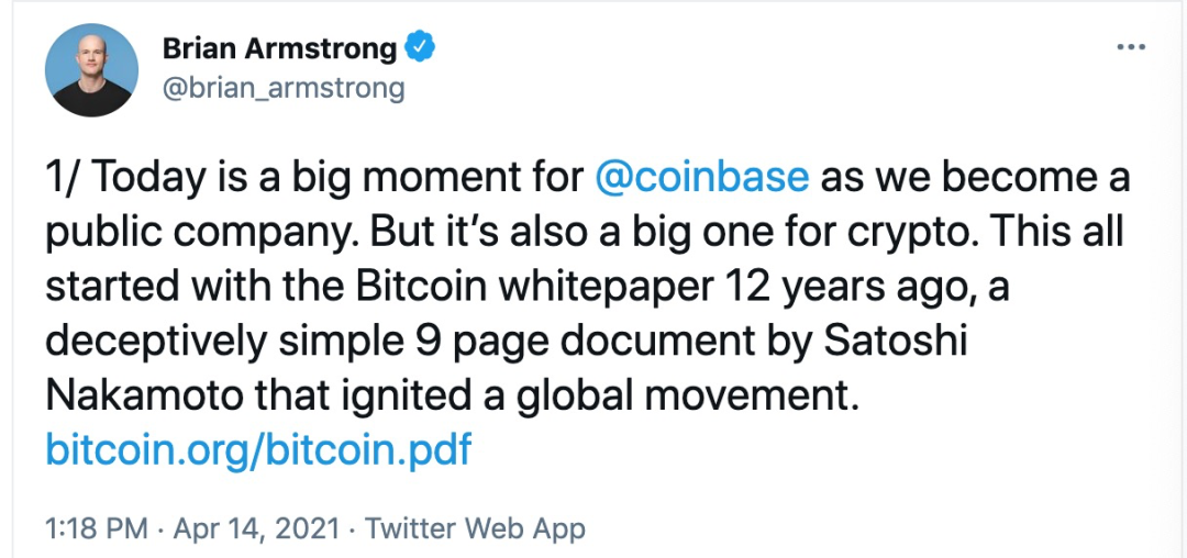 Coinbase千亿美金“上市惊魂”：股价暴涨70%再大跌，豪气派发大礼包