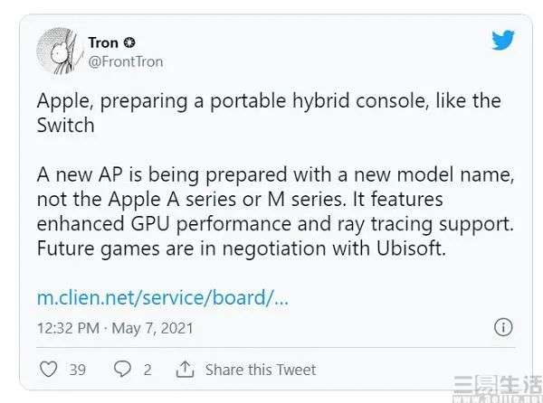 苹果将推类switch游戏机，掌机难道又要火了？