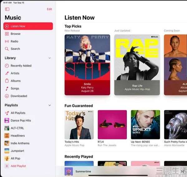 Apple Music更新，传统音乐流媒体平台真正的对手来了