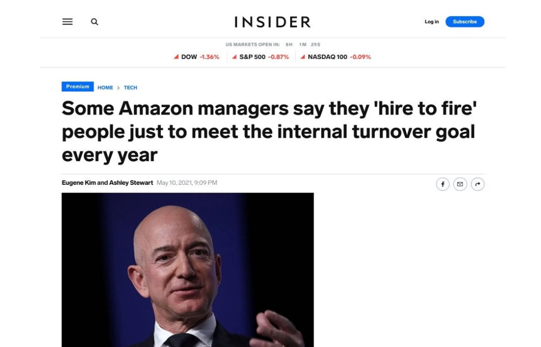 香蕉厂、军训营？为什么硅谷码农们越来越不待见亚马逊了