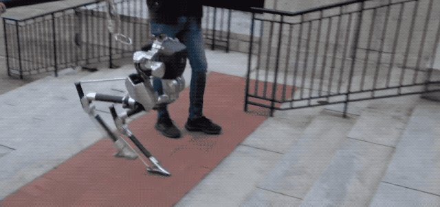 全凭“脚感”： 靠触觉感知世界的机器人，不看路也能稳稳爬楼梯