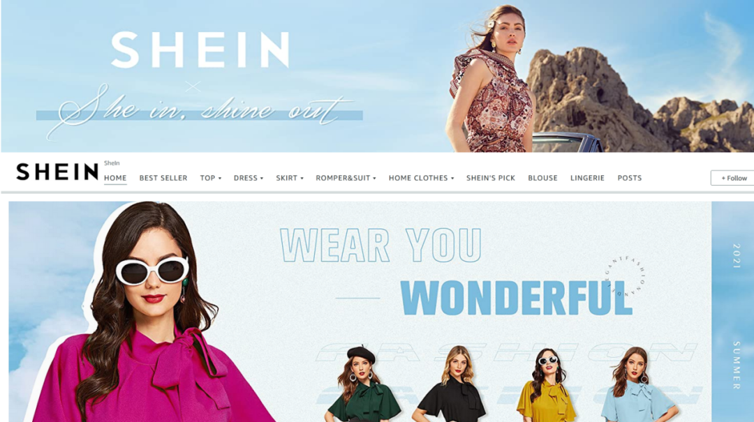 「SHEIN」的光环不是超过「Amazon」，而是拿下了全球快时尚品牌移动端一半的DAU