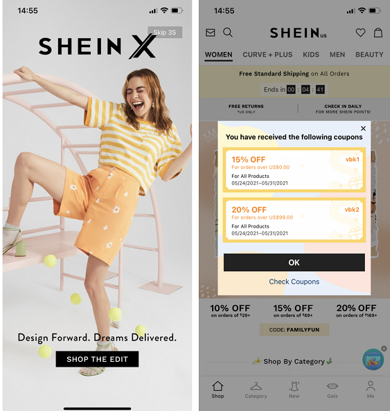 「SHEIN」的光环不是超过「Amazon」，而是拿下了全球快时尚品牌移动端一半的DAU