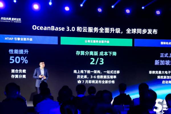 最前线 | 蚂蚁自研数据库OceanBase首次阐述战略：未来三年专注核心分布式改造