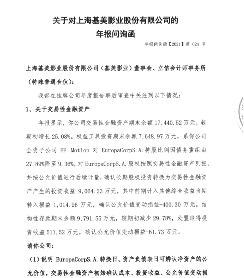 2000万与刘歌成立合资公司背后，基美影业曾经4年亏损超10亿元